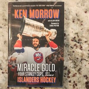 2/$20 Ken Morrow Miracle Gold, Four Stanley Cups & Islanders Hockey Hardcover